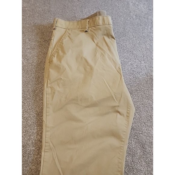 IZOD Advantage Sports Flex Performance Pants Mens 38x30 Straight Fit Khaki - Picture 7 of 14